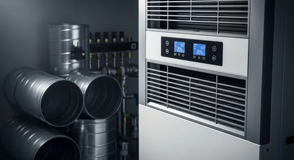 Nowoczesny rekuperator domowy z wymiennikiem przeciwprądowym