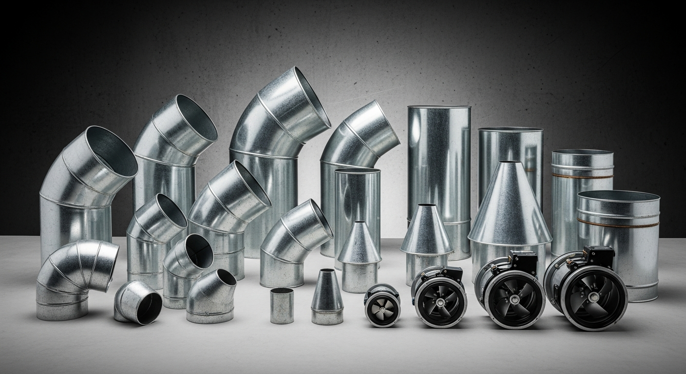 Trójniki T — produkty wentylacyjne w ofercie hurtowni Ventido Szczecin